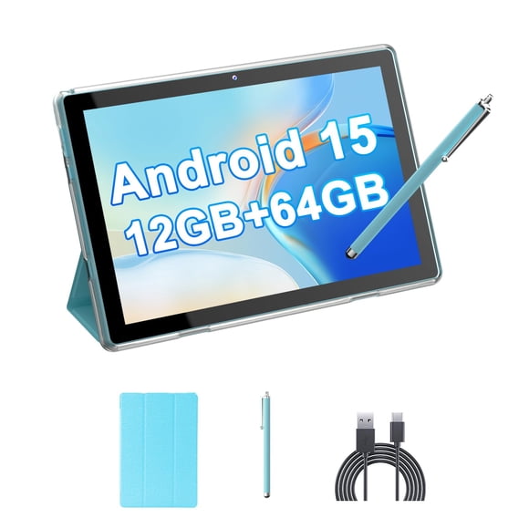 Tablet HOTTABLET 10 Android 15 12 GB RAM+64 GB ROM 6000 mAh Azul