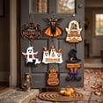 thumbnail image 4 of Halloween Door Sign Cute Witch Hat Trick Or Treat Hanging Decoration for Front Door Porch Home Outdoor Halloween Party Decor 1 Pack, 4 of 8