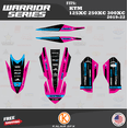 thumbnail image 4 of Kalair GFX Graphics Kit for KTM Enduro 2-Stroke 125 XC, 250 XC and 300 XC (2019-2022) Warrior Series, 4 of 5