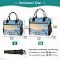 thumbnail image 2 of Penguins Iceberg Sky Cooler Bag Lunch Bag Soft Cooler Cooling Tote Insulated Lunch Box for Adult Men Women, 2 of 6