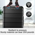 thumbnail image 4 of 11Pcs Hardshell Luggage Set, Lightweight Suitcases w/ Spinner Wheels, Carry on Luggage, Black, 4 of 9