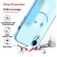 thumbnail image 4 of Compatible with iPhone XR Case with Smiley Face Pattern,Soft TPU Cute Plating Wristband Holder Case Camera Lens Protection Side Small Pattern Shockproof Wrist Strap Case Women Girls-Sky Blue, 4 of 14