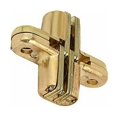 thumbnail image 5 of Qucyy Hidden Hinge, 1pc 180 Degree Invisible Hinge Zinc Alloy Gold Invisible Cross Door Hinge, 5 of 5