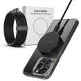 thumbnail image 2 of Cargador Inalámbrico Galvanox Negro Compatible con MagSafe y Cable Extraíble de 10 Pies 15 W para iP, 2 of 9