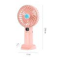 thumbnail image 2 of Ganfancp Ventilador Digital de Mano Pequeño Cargador Usb Plegable Mini Ventilador Portátil de Sobremesa Rebajas Flash Deals 1X Ventilador Portátil, 2 of 2