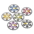 thumbnail image 4 of Bicycle Disc Brake Rotor Stainless Steel Brake Rotor 6 Pad with 7 Bolts Cycling Accessory for Mountain Road Bike, Red, 160mm, 4 of 6