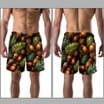thumbnail image 3 of luoweisi Men's Beach Shorts Quick Dry Swim Trunks with Mesh Lining Acorns 2XL, 3 of 5