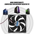 thumbnail image 4 of Ventilateur de Refroidissement, Ventilateur de Refroidissement de PC Large Compatibilité Robuste Différentes Options Dissipation de Chaleur Forte pour Ordinateur, 4 of 8