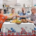 thumbnail image 5 of 4th of July Table Cloth, Rectangle Patriotic Memorial Day Independence Day Tablecloth, Stain Resistance Water Repellent Wrinkle-Free for Party Picnic Dinner Decor, 60x84 Inch(Truck), 5 of 5