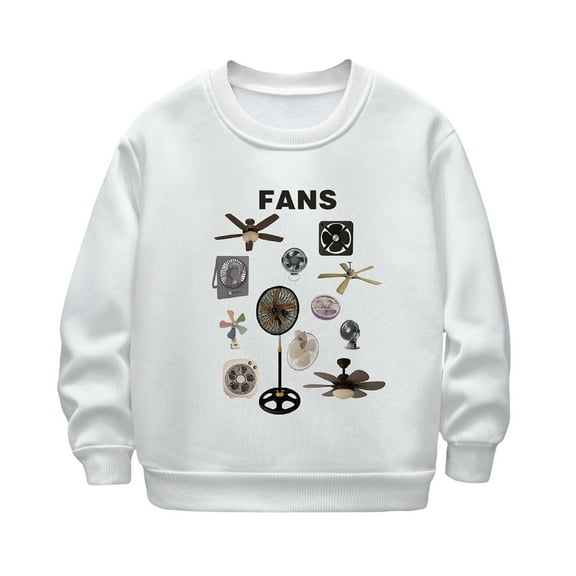 Favoffer Unisex Kids' Fall/Winter Fleece-Lined Sweatshirt Crew Neck Long Sleeve, Cute Heart Graphic Top for Casual Home Travel Gathering, Toddler&Kid 2-12Y