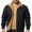 R2-Black, variant on Homeyce Men's Corduroy Jacket Sherpa Fleece Button Down Coats Turn-Down Collar Flannel Cargo Jackets Long Sleeve Comfort Winter Warm Cozy Thick Trucker Heavyweight Bomber Jacket,Green L