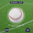 thumbnail image 2 of Unique Bargains 9 Inch Baseball Baseballs Soft Bulk Training Baseball Unmarked Baseballs for Youth, 12 Pack, 2 of 6