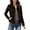Black, variant on Cropped Denim Jackets for Women Long Sleeve Button Down White Denim Jacket with Pockets Plus Size Shacket Jackets for Women Fashion