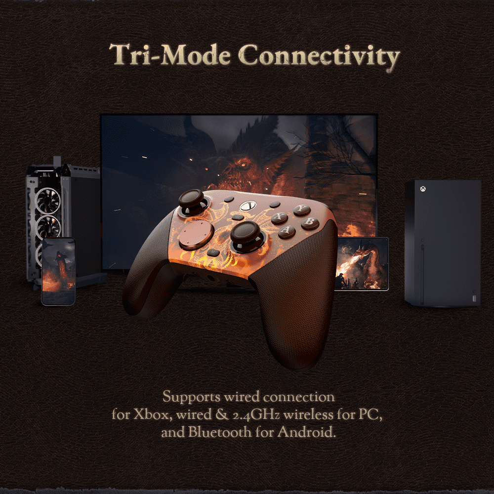 GameSir G7 Pro Dragon's Dogma 2 Edition | Tri-Mode Xbox Wired, PC