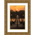 thumbnail image 1 of Pacifico 10x14 Gold Ornate Wood Framed with Double Matting Museum Art Print Titled - Paris at Night, 1 of 4