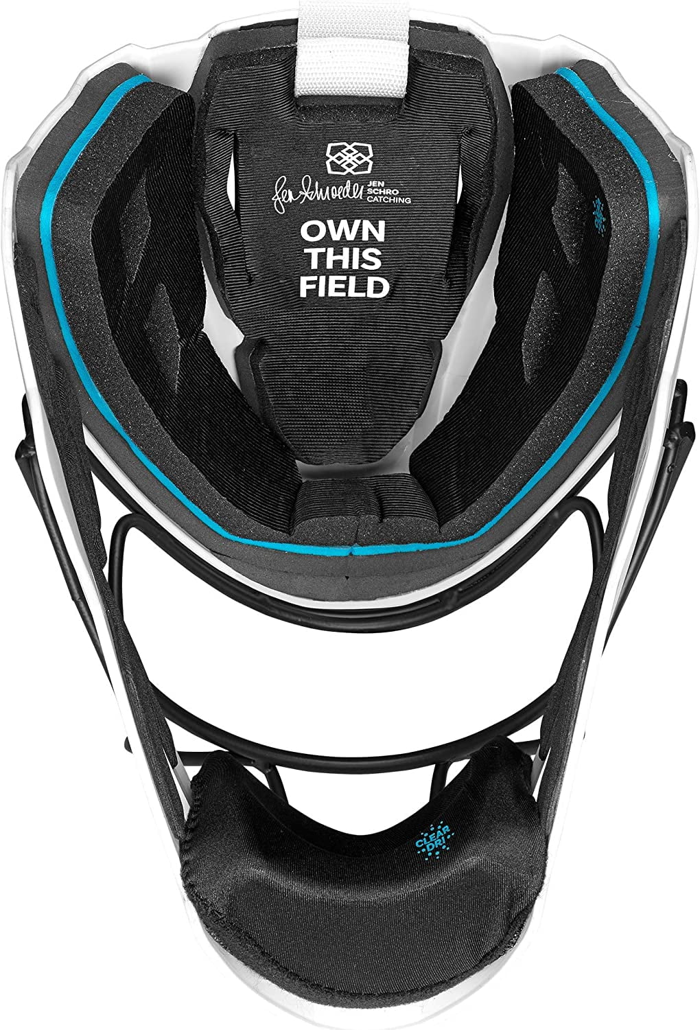 Easton Jen Schro The Very Best Fastpitch Catcher's Helmet (S) | White | Small