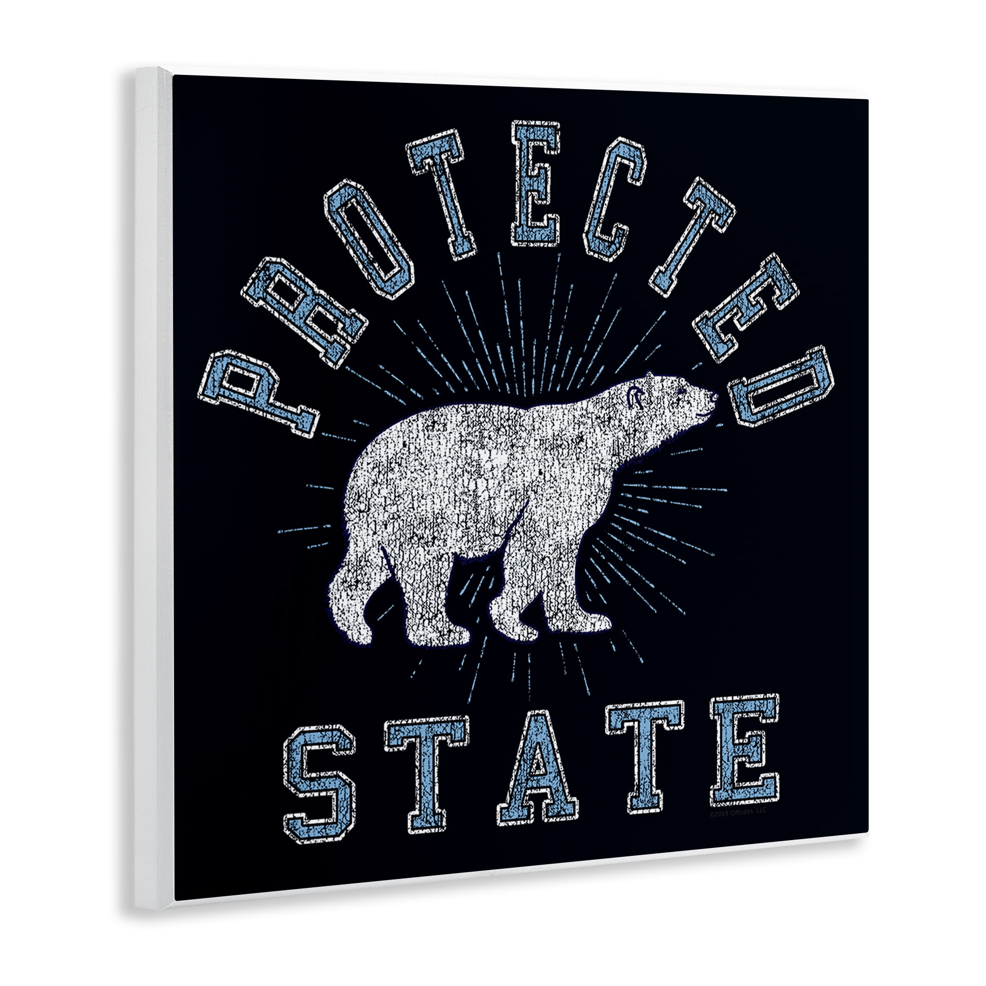 Stupell Industries Polar Bear Protected State Animals Painting Unframed Art Print Wall Art, 12 x 12
