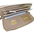 thumbnail image 3 of Michael Kors Women's Casual Zipper Wallet, Buff, 3 of 4