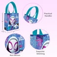 thumbnail image 3 of Ghost Spider Party Favor Bags Set – 12 Pack 8" Marvel Goodie Bags for Kids Bulk Reusable Mini Totes | Spidey and Friends Ghost Spider Birthday Party Supplies, 3 of 5
