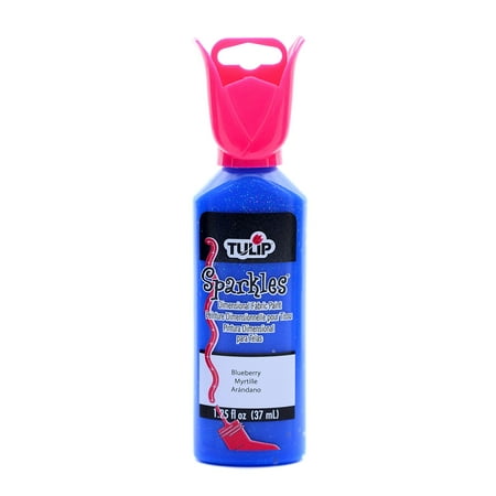 

Sparkle Dimensional Fabric Paint blueberry 1 1/4 oz. (pack of 6)