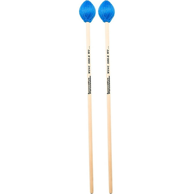 Innovative Percussion She-e Wu Series Medium Hard Birch Marimba Mallets (WU4C)