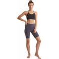 thumbnail image 7 of Turtle Bay New York Womens High Waist Double Knit Cycle Shorts with Pockets, 7 of 7