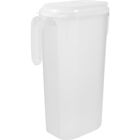 AURARMLET White Water Pitcher 1 Pack, 10.4 x 7.2 x 3.9 Inches, -Free Plastic, Easy Pour Spout, Kitchen Drinkware