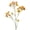 Sunset Orange, variant on 1 Pc Light Blue Artificial Wildflower Stem, 17.7" Faux Silk Field Blossom Sprig with Flexible Wire for Bedroom Headboard Vase