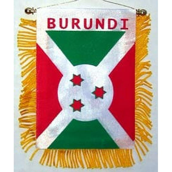 Burundi Window Hanging Flag