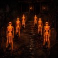 thumbnail image 7 of Solar Skeleton Yard Stake Lamp, Glow Bones Halloween Decoration with LED Light, Waterproof 3D Realistic Skull for Outdoor Grave Lawn Patio Fall Decor, 7 of 7