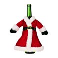 thumbnail image 1 of Cubierta de botella de vino de Navidad Linda botella de vino Ropa roja para Leyfeng Tapa de botella, 1 of 7