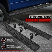 Nuvision for 09-14 Ford F150 Super Crew Cab Black 6" Side Step Nerf Bar Running Boards