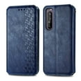thumbnail image 3 of Case for Sony Xperia 10 II Flip Cover Wallet Flip Cover Magnetic Protective - Blue, 3 of 5