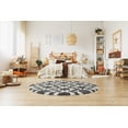 thumbnail image 2 of Ladole Rugs Dark Grey White Indoor Solid Plain Shag Soft Area Rug Mat Carpet Runner for Living Bed room Entry way Patio Small Medium Large Non Slip Skid Size 3x5. 4x6 5 x 8 7 x 10 9 by 12 11 feet ft, 2 of 4