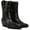 Black, variant on Women's Bianca Mid Shaft Western Boot White Leather 9.5M
