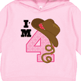 thumbnail image 3 of Inktastic 4th Birthday Cowgirl 4 Year Old Toddler Hoodie, 3 of 4