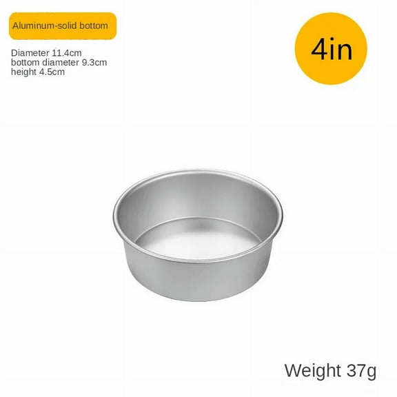 4-12 inch Aluminum Round Cake Bakeware solid bottom Chiffon Cake die for aluminum alloy Home baking cake mold pan cake tin