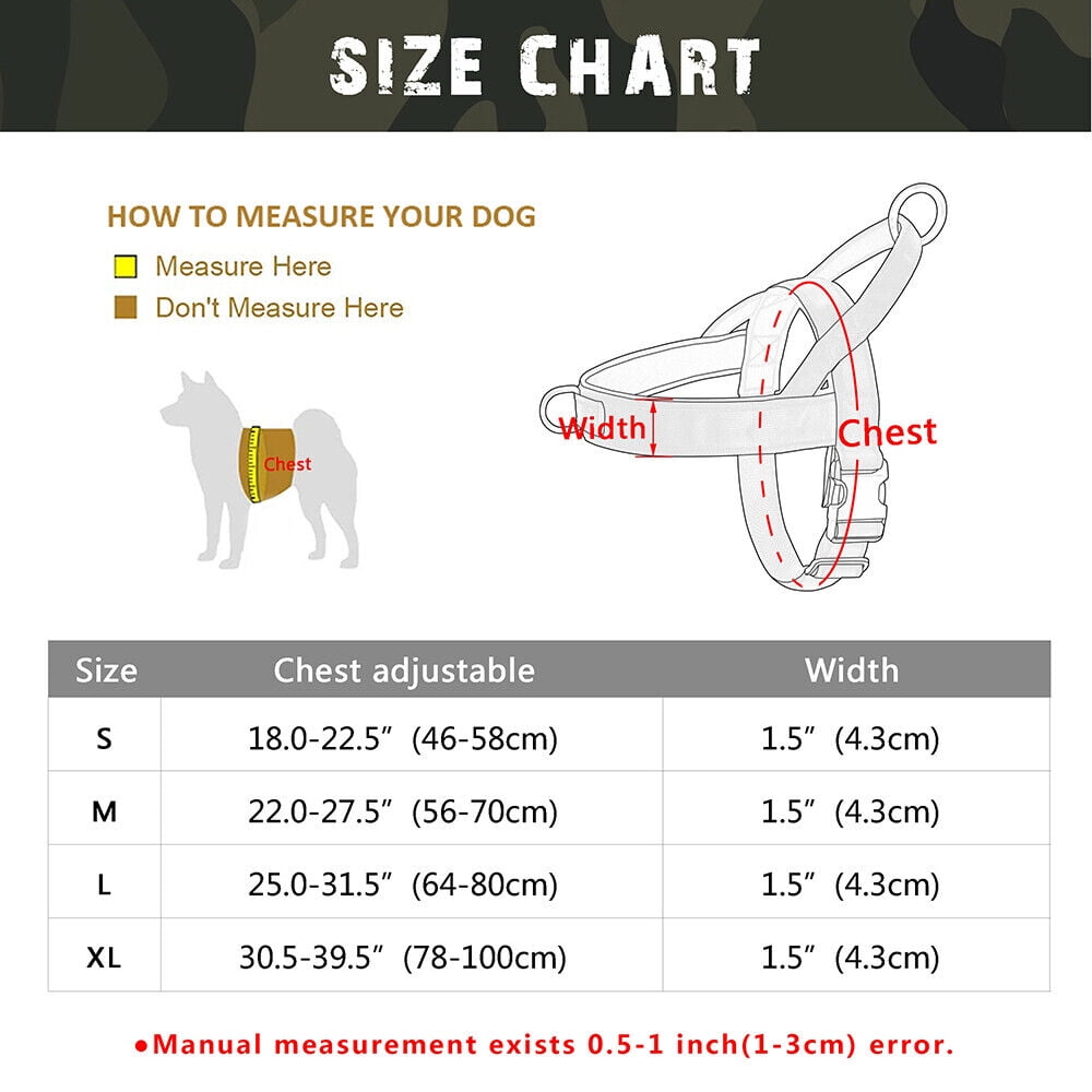 Didog Nylon No Pull Pet Dog Harness Reflective Front Clip Pet Walking Vest with Handle Black/Hot Pink/Brown/Green  For Medium Large Dogs
