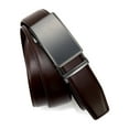 thumbnail image 2 of YOETEY Mens Belt, Leather Ratchet Belt, Micro Adjustable Belt Fit Dress Casual 1 3/8"(35mm), 2 of 7