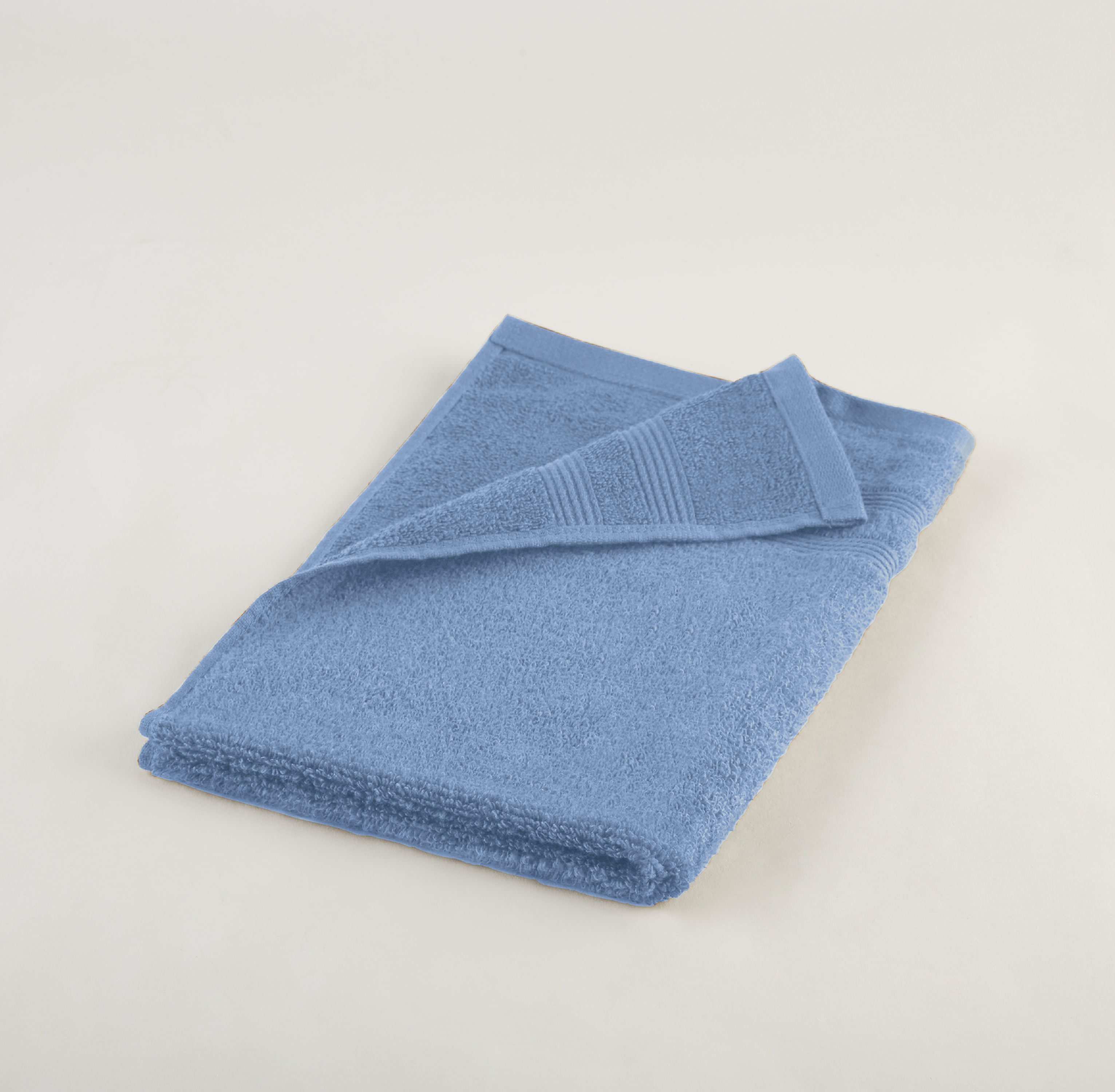 Mainstays Performance 6-Piece Towel Set, Solid Blue Linen - image 2 of 4