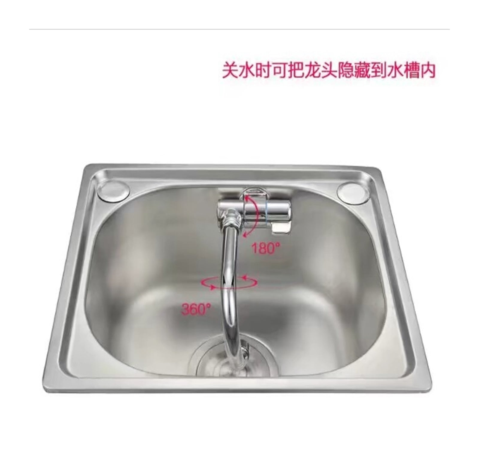Caravan Boat 360 Degree Swivel Faucet Folding Hot And Cold Water Faucet Kitchen Bathroom RV Marine Deck Hatch Camper Accessories
--------
,Car Accessories