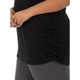 thumbnail image 6 of Terra Sky Women's Plus Size Scoop Neck Graphic Tee, 6 of 7