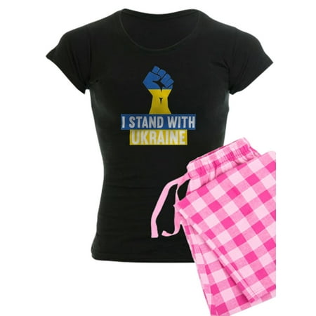 

CafePress - I Stand With Ukraine Pajamas - Women s Dark Pajamas