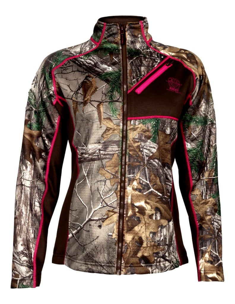 Rocky Outdoor Jacket Womens Athletic Mobility Fleece Realtree HW00132 by Rocky