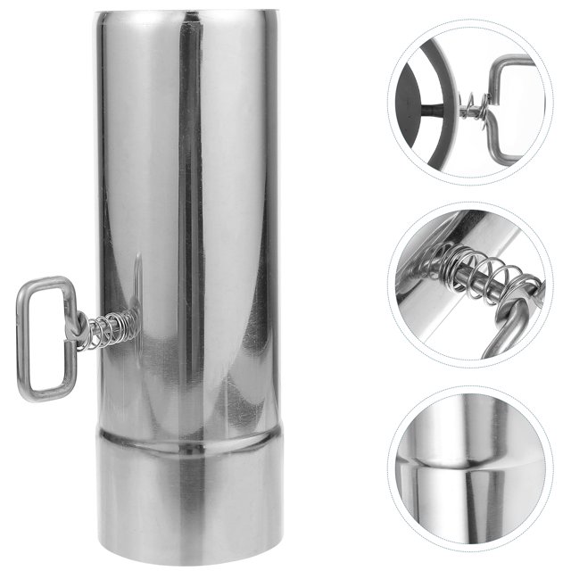 OUNONA Échappement de Cheminée pour Réchaud Extérieur Accessoire de Ventilation en Métal Réduit les Fuites d'Air pour Camping et Barbecue
