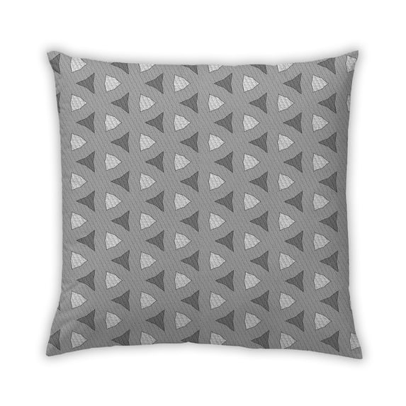 Ahgly Company Outdoor Square Contemporary Throw Pillow, 18 inch by 18 inch