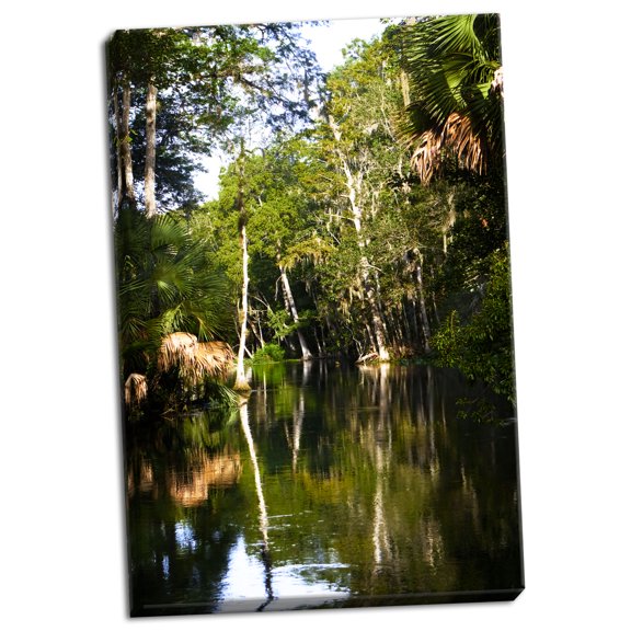 Gango Home Decor Winding River 1 by Alan Hausenflock (Ready to Hang); One 24x36in Hand-Stretched Canvas