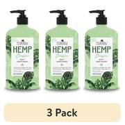 (3 pack) Malibu Hemp Moisturizer for Dry Skin, 100% Hemp Seed Oil Formula