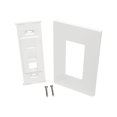 thumbnail image 3 of Tripp Lite 3-Port Single-Gang Universal Keystone Wallplate, White N080-103, 3 of 4