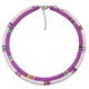 thumbnail image 2 of Woman Necklace Beach Leisure Personalized Chain Clay Round Pieces Necklace (White 6mm), 2 of 5